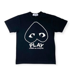 PLAY Comme des Garcon Black Logo T-Shirt